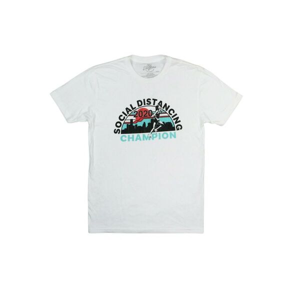 KID DANGEROUS Other - KID DANGEROUS Mens White Graphic Short Sleeve Classic Fit T-Shirt M